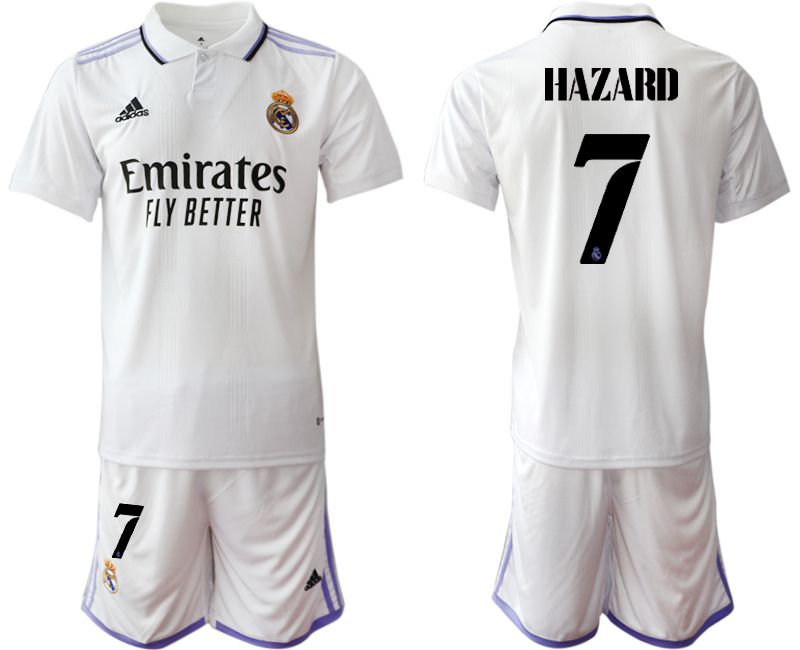 Men 2022-2023 Club Real Madrid home white #7 Soccer Jersey1